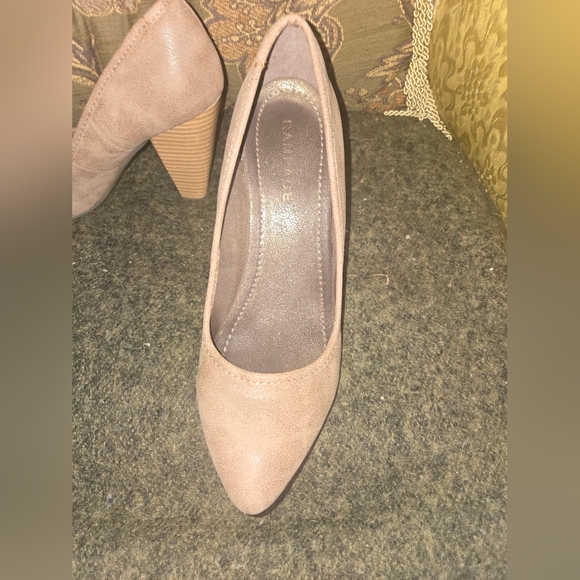 Rampage taupe 10M 3 inch stacked heel - Picture 2 of 10